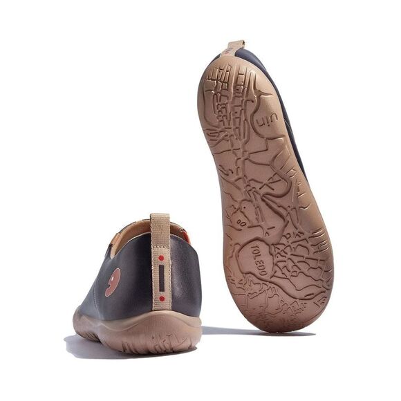 UIN Men's Travel Walking Shoes Slip On Casual Sneaker Toledo (The Truth) - Picture 4 of 8